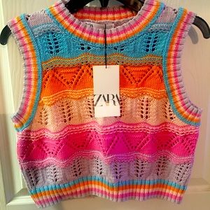 Zara sweater vest